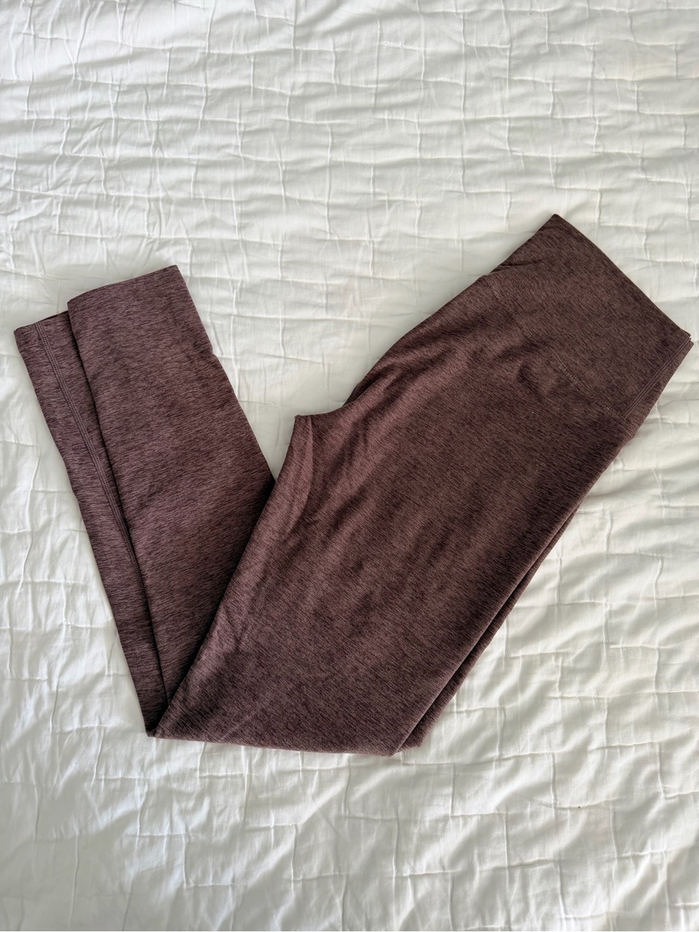 Zella Renew Melange High Waist Leggings in Grey Plum size medium